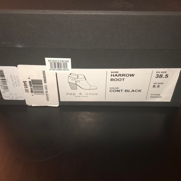 Rag & Bone Black Harrow Bootie - Picture 3 of 8